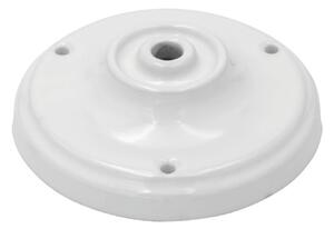 Elhard Stropní krytka na lustr Retro Keramik, 105x30mm, bílá KP3100W