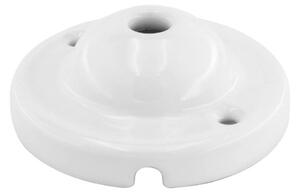 Elhard Stropní krytka na lustr Retro Keramik, 78x30mm, bílá KP3102W