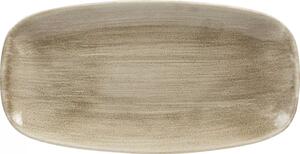Talíř mělký Churchill Patina Antique Taupe 35,5x18,9 cm