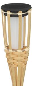 Atmosphera - LED Solární lampa MACEO LED/1,2V 300 mAh IP44 bambus