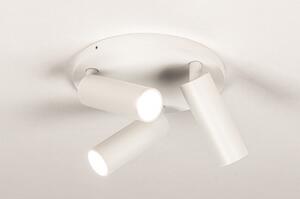 Stropní bodové svítidlo Conno White 3 Round (LMD)