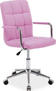Casarredo Kancelářská židle Q-022, růžová