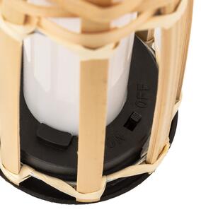 Atmosphera - LED Solární lampa MACEO LED/1,2V 300 mAh IP44 bambus