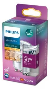 LED Žárovka Philips SCENE SWITCH PAR16 GU10/4,8W/230V 2200/2500/2700K