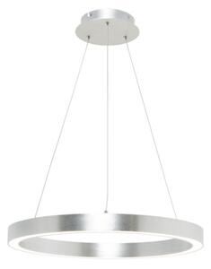Stříbrné závěsné LED svítidlo CARLO 40 cm