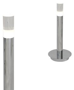EUlight Stolní lampa Ice, 1x chromové kovové stínítko, ch