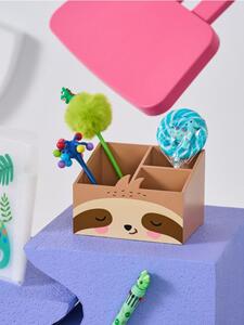 Sinsay - Stolní organizér s přihrádkami - béžová