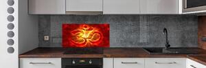 Panel do kuchyně Hořící znak om pksh-38189508