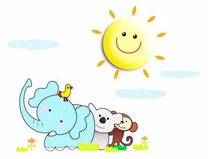 EUlight Dětské nástěnné svítidlo Sunny, 1x žluté plastové stínítko, ml
