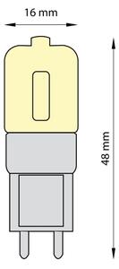 SADA 3x LED Žárovka ECOLINE G9/2,5W/230V 3000K - Brilagi