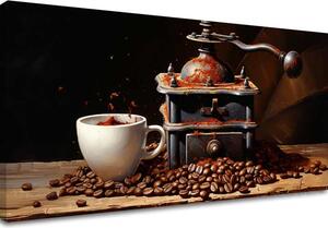 Kávové obrazy do kuchyně Kouzlo obyčejných věcí - 50x100 cm