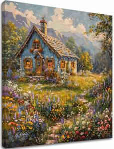 Obraz krajiny na plátně Letní úkryt - 60x60 cm