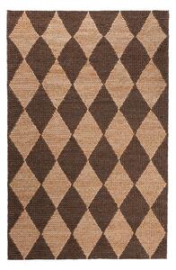 RUČNĚ TKANÝ KOBEREC, 120/170 cm tmavě hnědá Flair Rugs - Online Only koberce & rohožky, Online Only