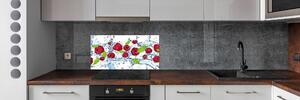 Panel do kuchyně Maliny a voda pksh-38603136