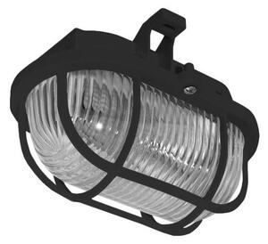 Venkovní stropní svítidlo OVAL 1xE27/60W/230V IP44 černá