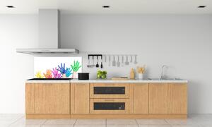 Panel do kuchyně Pomalované dlaně pksh-39483804