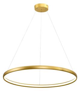Závěsné svítidlo LED zlaté CARLO 80 cm