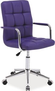 Casarredo Kancelářská židle Q-022, fialová
