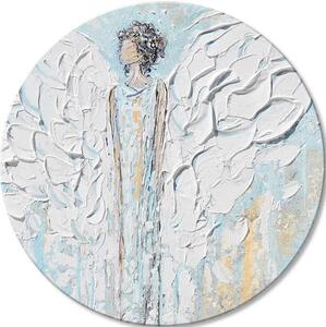 Kulaté obrazy s akrylem Whisper of Love - 60 cm