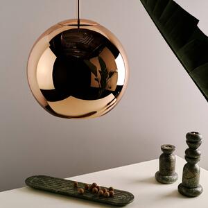 Tom Dixon Copper Kulatá závěsná lampa Ø 25 cm měděná