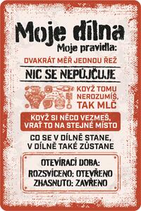 Postershop Plechová cedule: Výprodej alkoholu - 20x30 cm