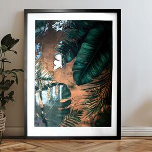 Nástěnný plakát s EXTRA efektem - Půlnoční džungle - 40x60 cm