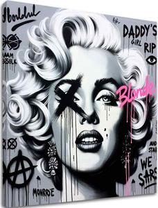 Obraz na plátně - Hollywood Legend Marilyn Monroe - 80x80 cm