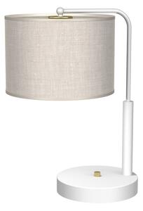 EUlight Stolní lampa Lino, 1x lněné stínítko, w