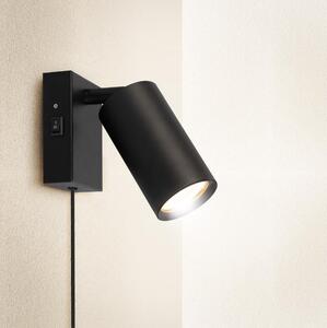 Solight WO3002-B - Nástěnné svítidlo CELE 1xGU10/30W/230V černá