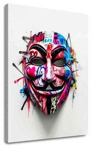 Obraz ANONYMOUS MASK | Italské plátno - 40x50 cm