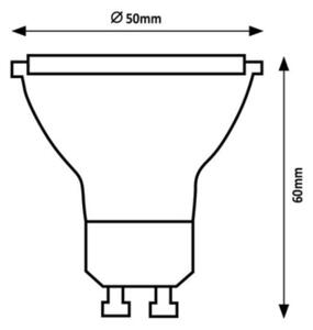 Rabalux 79131 - LED Žárovka SMD GU10/7W/230V 3000K
