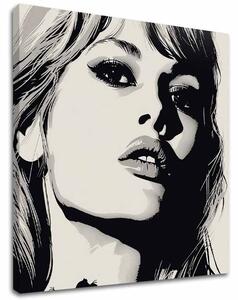 Obraz Brigitte Bardot - Elegance 60. let - 60x60 cm