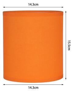 Brilagi - LED Flexibilní nást. lampa NUBILA 1xE27/25W/230V+LED/3W chrom/oranžová