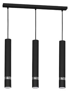 Lustr na lanku JOKER 3xGU10/25W/230V černá/lesklý chrom