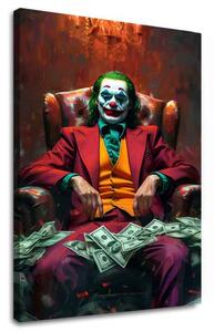 Obraz JOKER : Lord of Chaos | Italské plátno - 60x90 cm
