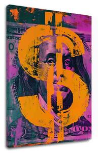 Obraz MONEY BENJAMIN on plátno | dotaženo rukou umělce - 40x50 cm