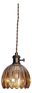 Cottex 8400100-5503 - Lustr na lanku do zásuvky NORA 1xE14/5W/230V hnědá