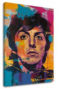 Obraz PAUL MCCARTNEY - Beatles génius | dotaženo rukou umělce - 60x90 cm