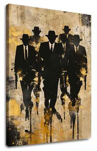 Obraz OUTLAWS IN SHADOWS | dotaženo rukou umělce - 60x90 cm