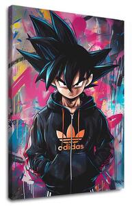 Obraz SAIYAN : Warrior of power | Italské plátno - 60x90 cm