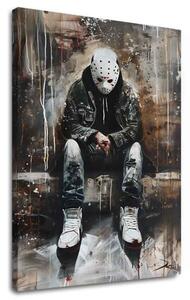 Obraz THE SILENT KILLER | dotaženo rukou umělce - 60x90 cm