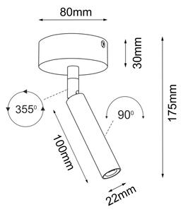 Brosline 2283 - Bodové svítidlo POINT 1xG9/2,5W/230V bílá