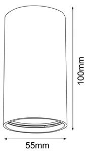 Brosline 1252 - Bodové svítidlo POINT 1xGU10/10W/230V černá