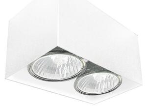 Brosline 1077 - Bodové svítidlo CAGE 2xGU10/10W/230V bílá