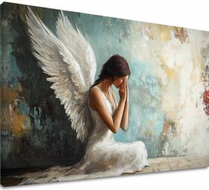 Obraz andělů Odpuštění | dotaženo rukou umělce - 40x60 cm