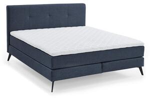 Tmavě modrá boxspring postel 160x200 cm ANCONA – Meise Möbel