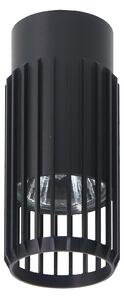 EUlight Stropní svítidlo Vertical, 1x černé kovové stínítko