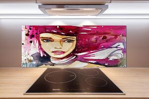Panel do kuchyně Abstrakce žena pksh-42914706