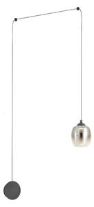 Redo 01-3484 - LED Nástěnná lampa KHADI LED/6W/230V CRI90 pr.12 cm černá/kouřová