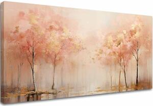 Strukturovaný obraz Procházka poklidnou přírodou - PREMIUM ART - 40x80 cm